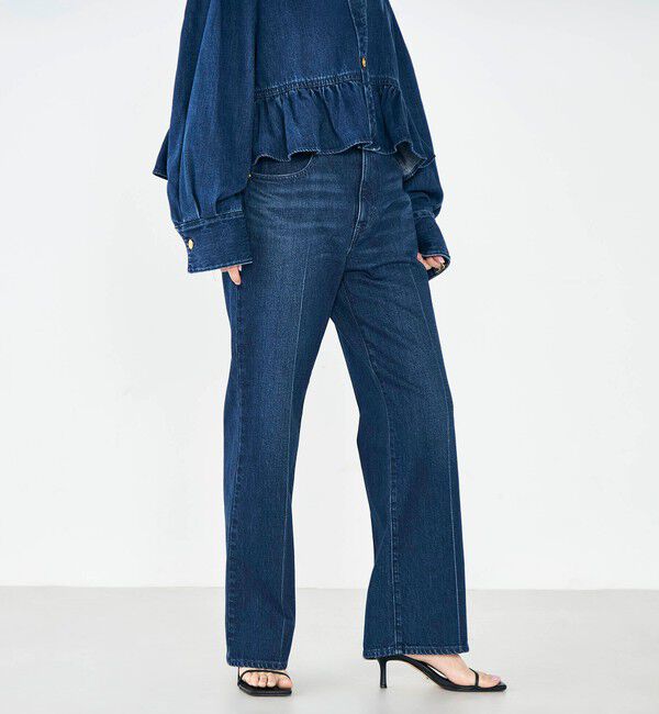 Rie Miller「【RM denim】センタープレスデニム」|デニム|