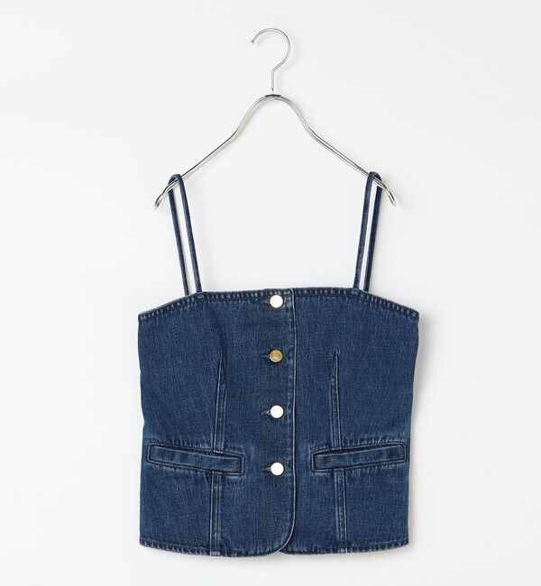 Rie Miller「【RM denim】2WAYデニムビスチェ」|キャミソール|
