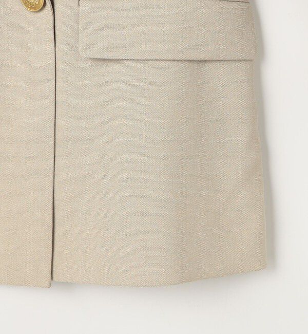 NOLLEY'S「《セットアップ対応》ウォッシャブルハイスペック麻調ダブルジャケット」|テーラードジャケット|