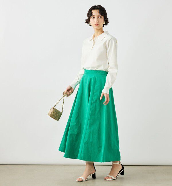 NOLLEY'S「《手洗い可能》コットンテックスポロニット」|ニット・セーター|