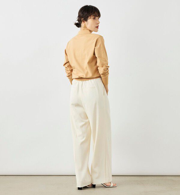 NOLLEY'S「《手洗い可能》コットンテックスポロニット」|ニット・セーター|