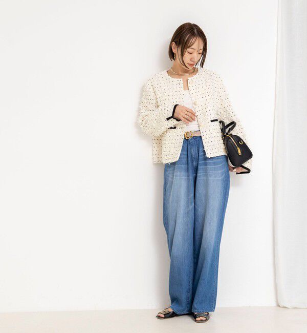 NOLLEY'S「45th limited editionフラッグカラミジャケット」|ノーカラージャケット|