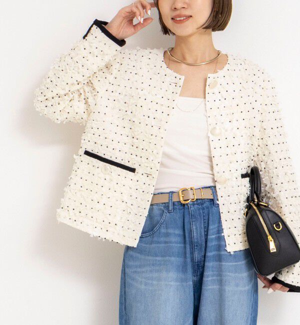 NOLLEY'S「45th limited editionフラッグカラミジャケット」|ノーカラージャケット|