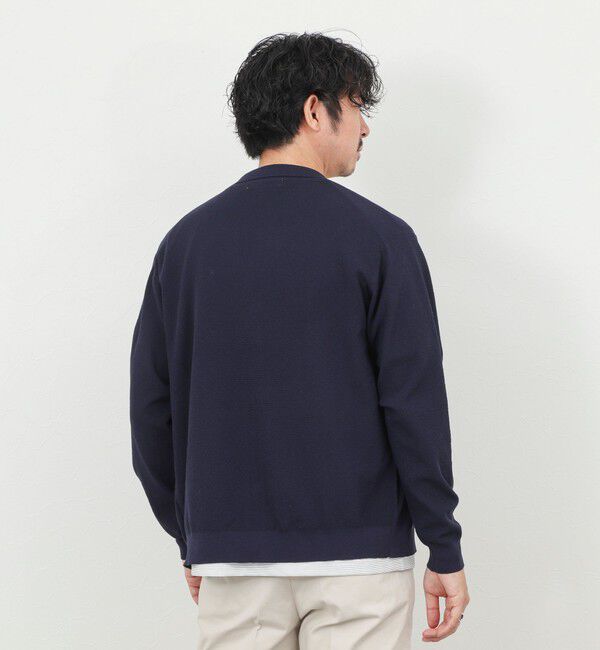 NOLLEY'S goodman「《SERIYA Cotton》吸湿カノコ襟付きカーディガン 26SS」|カーディガン|