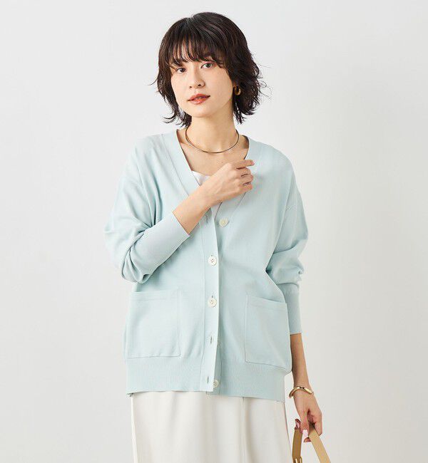 NOLLEY'S sophi「《手洗い可能》マルチファンクションVネックカーディガン」|カーディガン|