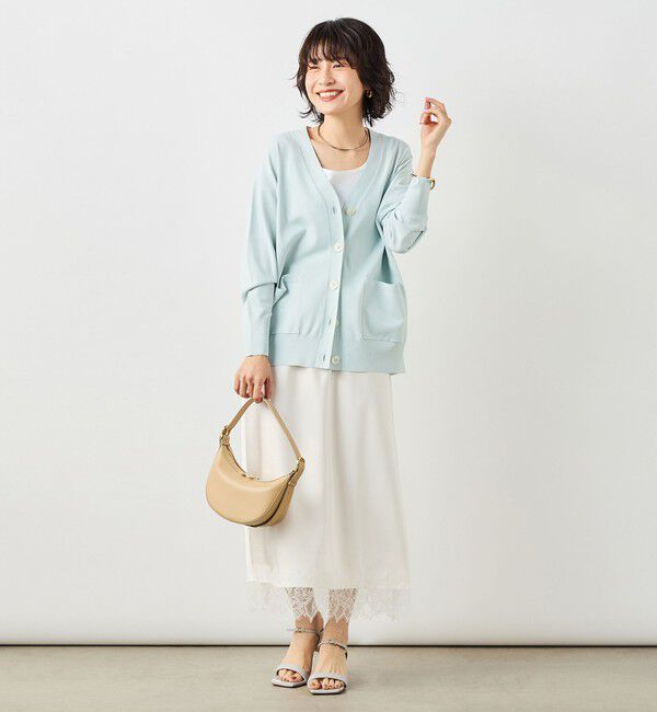 NOLLEY'S sophi「《手洗い可能》マルチファンクションVネックカーディガン」|カーディガン|