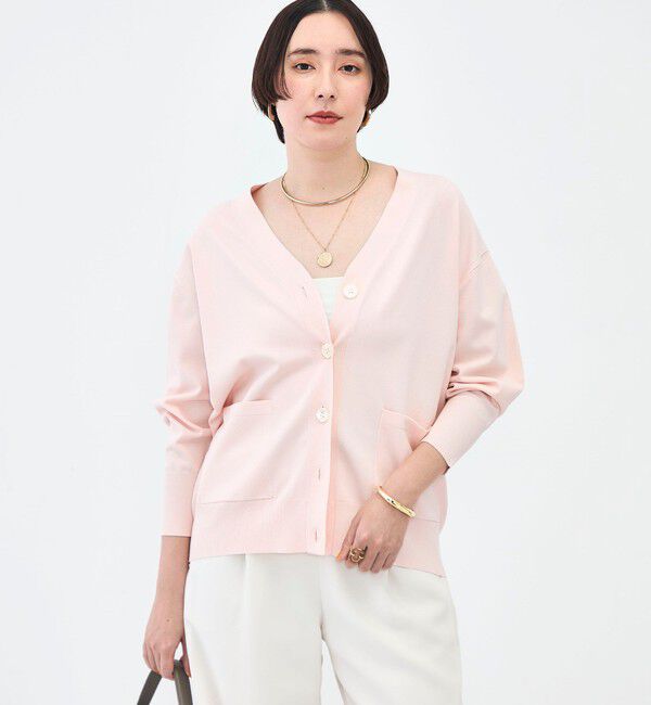 NOLLEY'S sophi「《手洗い可能》マルチファンクションVネックカーディガン」|カーディガン|