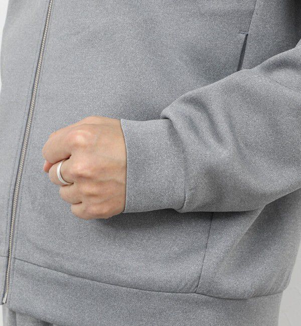 NOLLEY'S goodman「《セットアップ対応》ダブルニットZIPスタンドカラー 26SS」|ブルゾン・スタジャン|