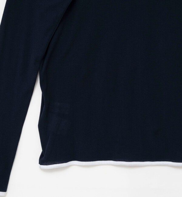 NOLLEY'S「ウォッシャブルシアー配色ロンＴ」|Tシャツ・カットソー|