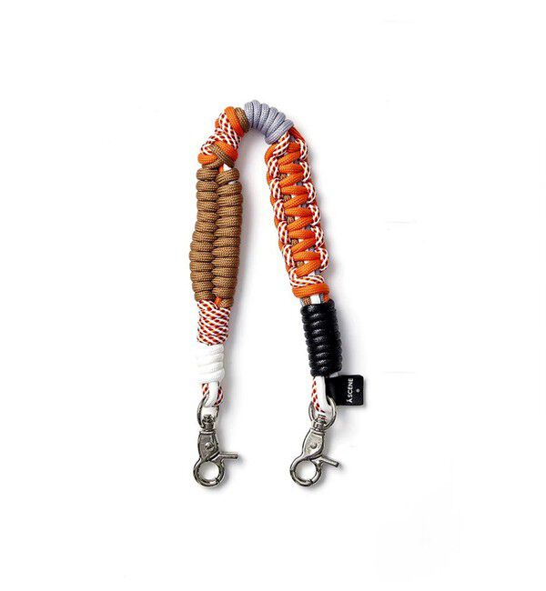 GLOSTER「【A SCENE】Design paracord strap パラコード ストラップ」|その他|オレンジ