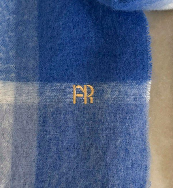 fredy emue「ライトブークレチェックマフラー45」|マフラー|