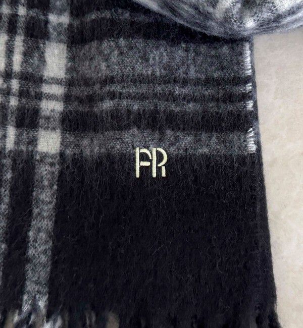 fredy emue「ライトブークレチェックマフラー45」|マフラー|