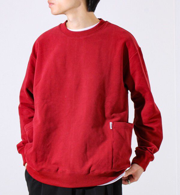 GLOSTER「【ディテールで差がつく】バックステッチサイドポケットスウェット」|スウェット・ジャージ|