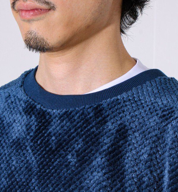 GLOSTER「【とろける暖かさ】パイナップルフリースクルーネックスウェット」|スウェット・ジャージ|