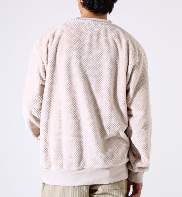 GLOSTER「【とろける暖かさ】パイナップルフリースクルーネックスウェット」|スウェット・ジャージ|