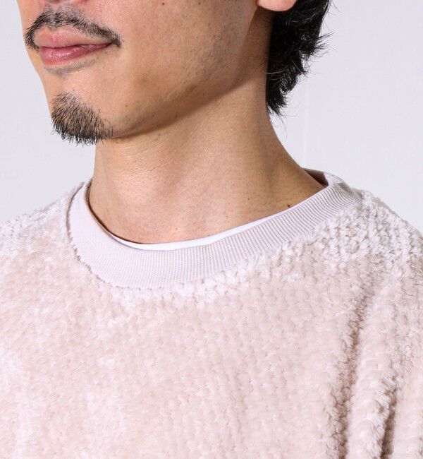 GLOSTER「【とろける暖かさ】パイナップルフリースクルーネックスウェット」|スウェット・ジャージ|