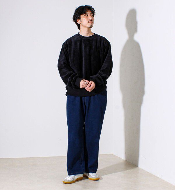 GLOSTER「【とろける暖かさ】パイナップルフリースクルーネックスウェット」|スウェット・ジャージ|