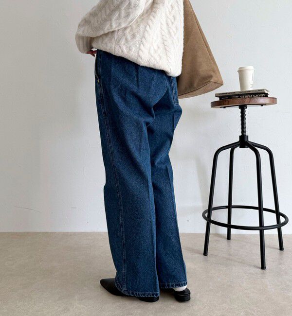 fredy emue「フレアーデニムイージーパンツ」|デニム|