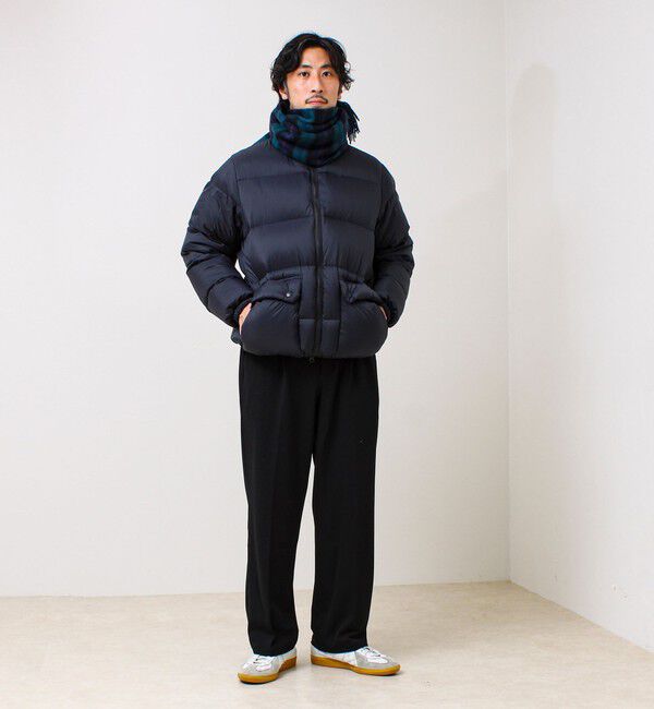 GLOSTER「【カシミヤブレンド】ウールリバーシブルチェックマフラー」|マフラー|