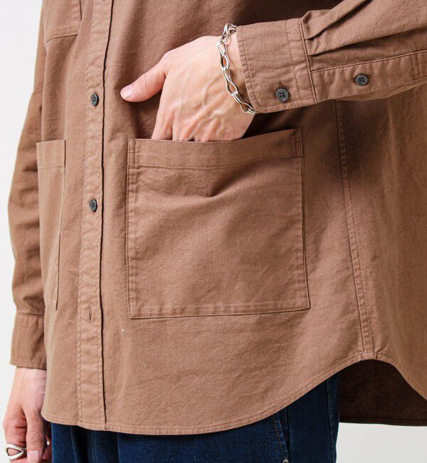 GLOSTER「【ユーティリティシャツ】ダックポケットシャツ」|シャツ・ブラウス|