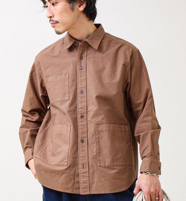 GLOSTER「【ユーティリティシャツ】ダックポケットシャツ」|シャツ・ブラウス|