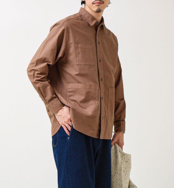 GLOSTER「【ユーティリティシャツ】ダックポケットシャツ」|シャツ・ブラウス|
