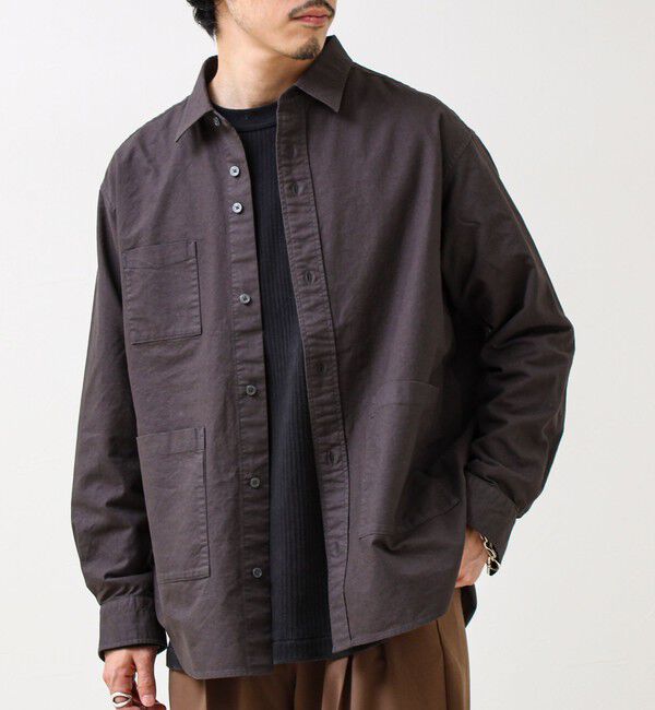 GLOSTER「【ユーティリティシャツ】ダックポケットシャツ」|シャツ・ブラウス|