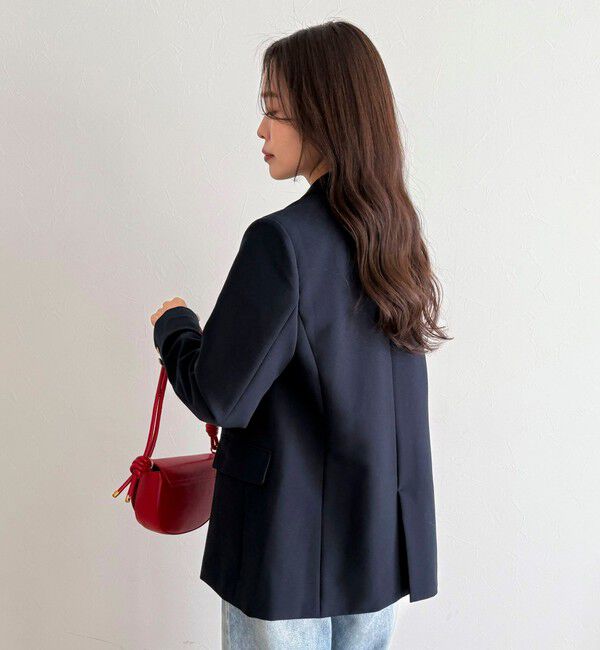 fredy emue「【3サイズ展開/オンオフ使える】ダブルブレストジャケット」|テーラードジャケット|