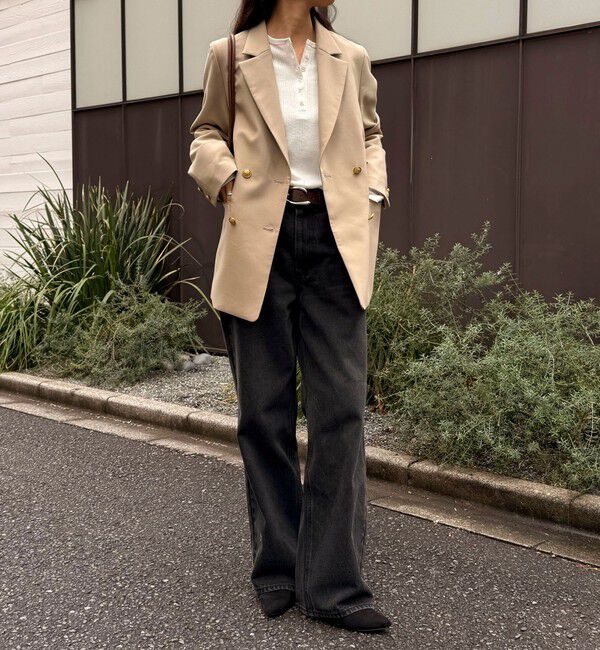 fredy emue「【3サイズ展開/オンオフ使える】ダブルブレストジャケット」|テーラードジャケット|