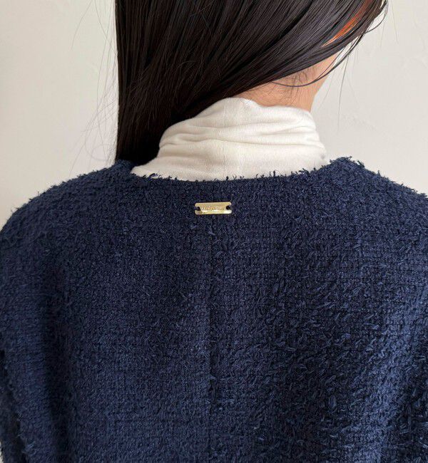 fredy emue「ノーカラーツィードジャケット」|ノーカラージャケット|