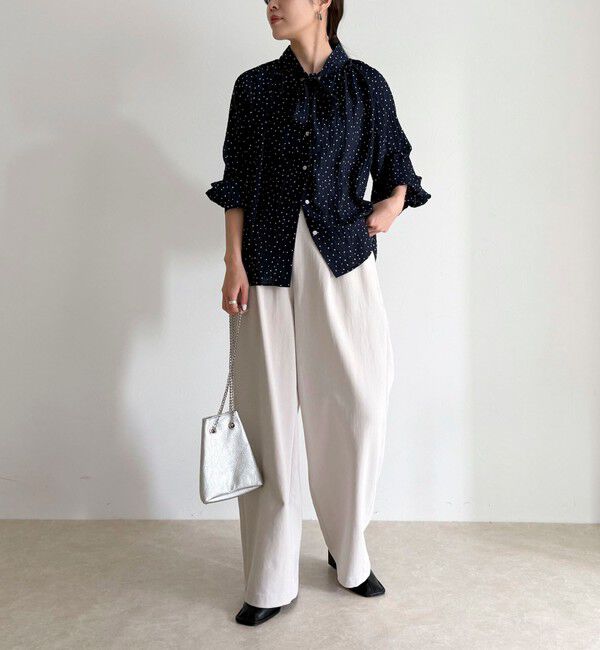 fredy emue「ハートドットボウタイブラウス」|シャツ・ブラウス|