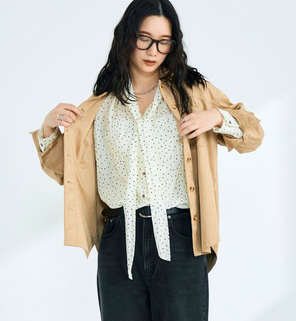 fredy emue「フェイクスエードシャツ」|シャツ・ブラウス|