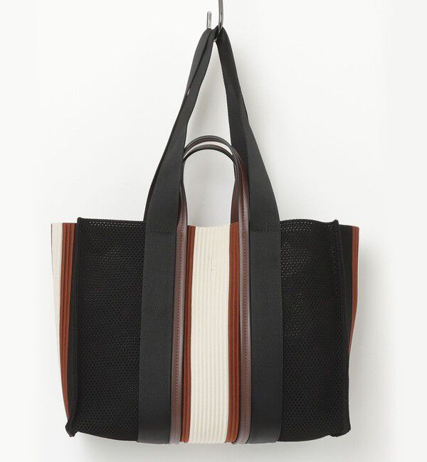 fredy emue「マルチストライプスクエアトートバッグ」|ショルダー・メッセンジャー|