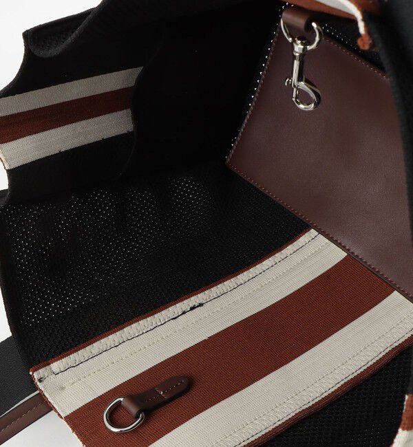 fredy emue「マルチストライプスクエアトートバッグ」|ショルダー・メッセンジャー|