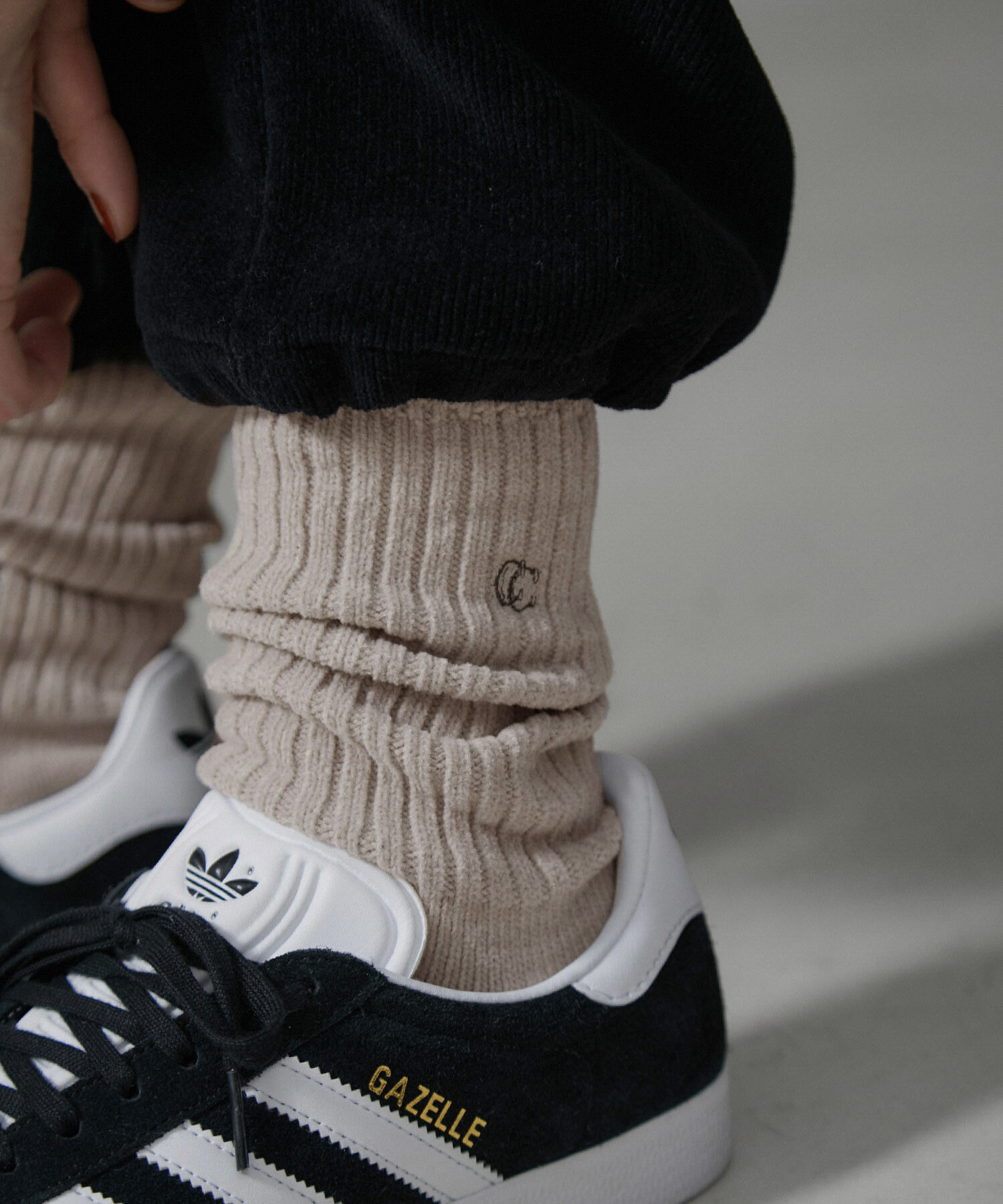 SALON adam et rope'「リブソックス-CreamyCotton /クリーミーコットン-」|ソックス|