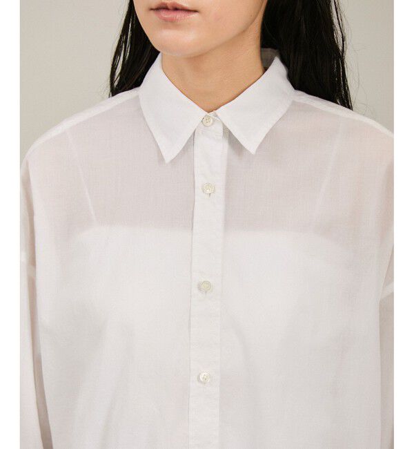 SALON adam et rope'「Shuttlenotesワッシャーローンウォッシュドシャツ」|シャツ・ブラウス|