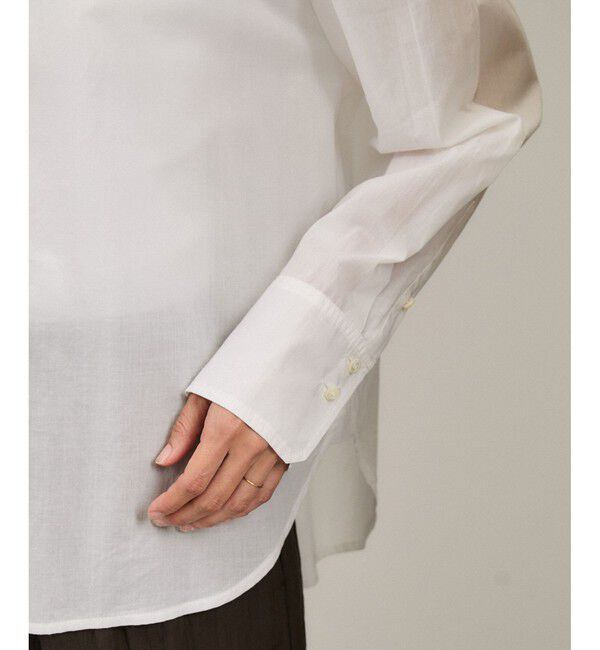 SALON adam et rope'「Shuttlenotesワッシャーローンウォッシュドシャツ」|シャツ・ブラウス|