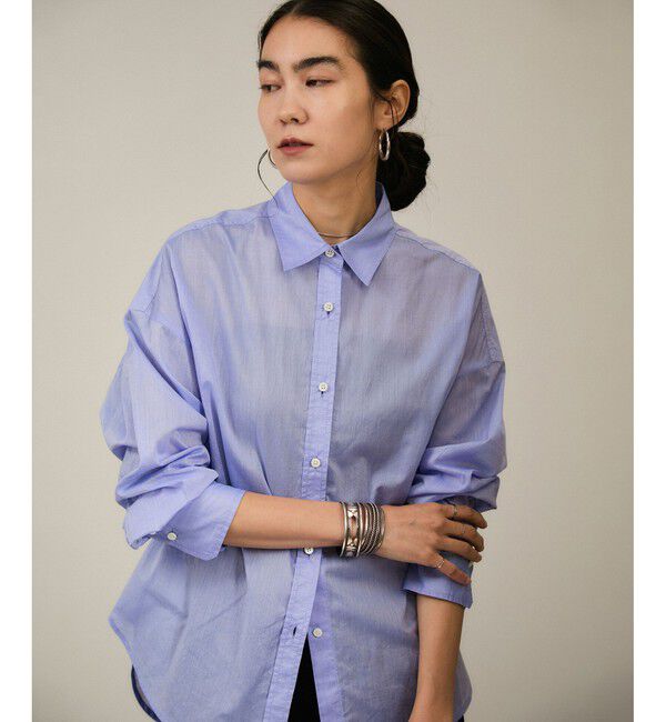 SALON adam et rope'「Shuttlenotesワッシャーローンウォッシュドシャツ」|シャツ・ブラウス|