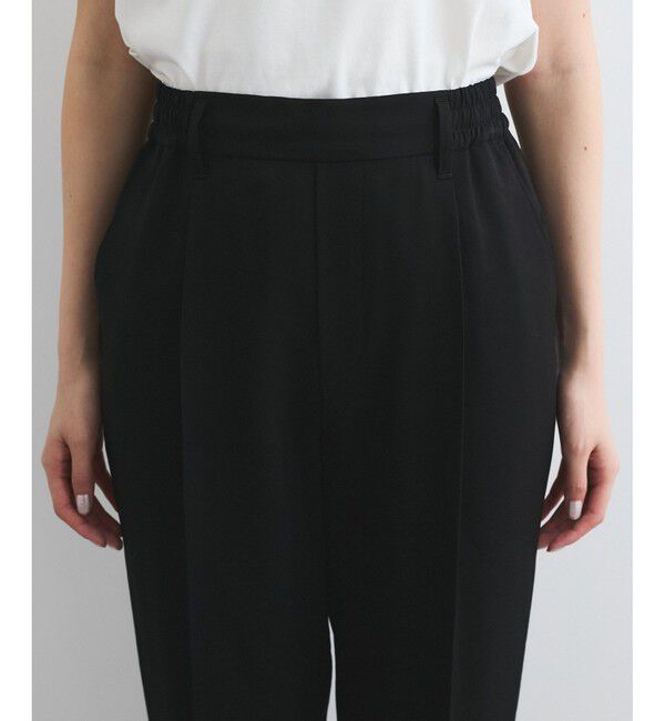 VIS「【接触冷感/洗える】 リラックステーパードパンツ」|チノ|