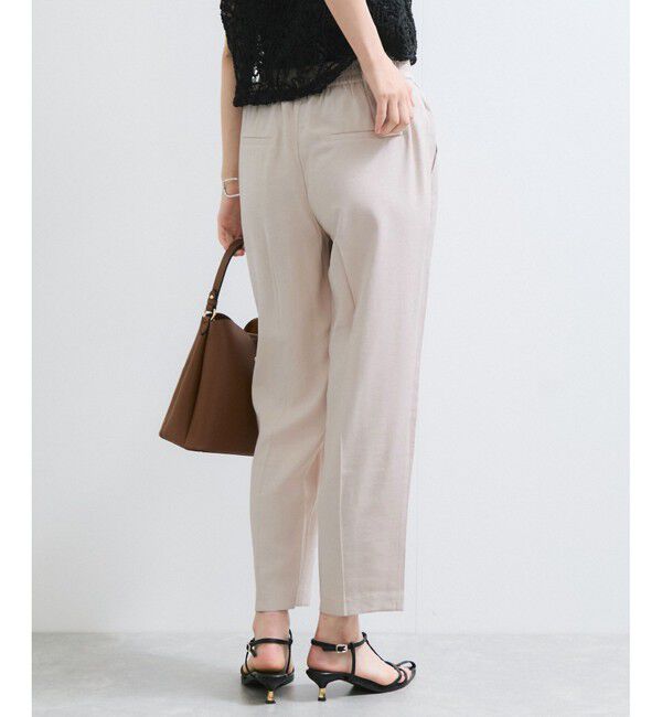 VIS「【接触冷感/洗える】 リラックステーパードパンツ」|チノ|