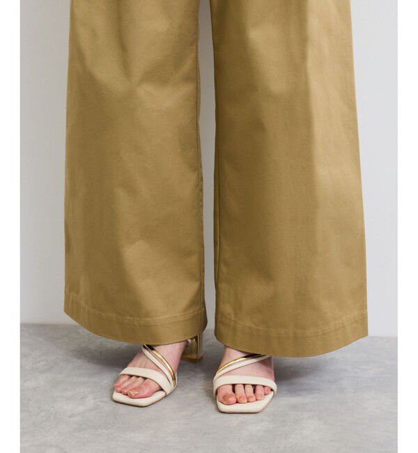 VIS「【洗える】マリンデザインバギーパンツ」|チノ|