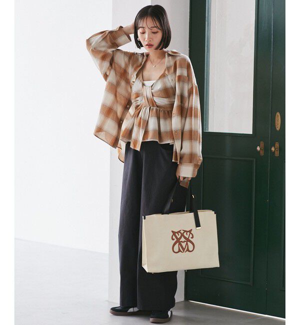 VIS「オンブレチェックオーバーシャツ」|シャツ・ブラウス|