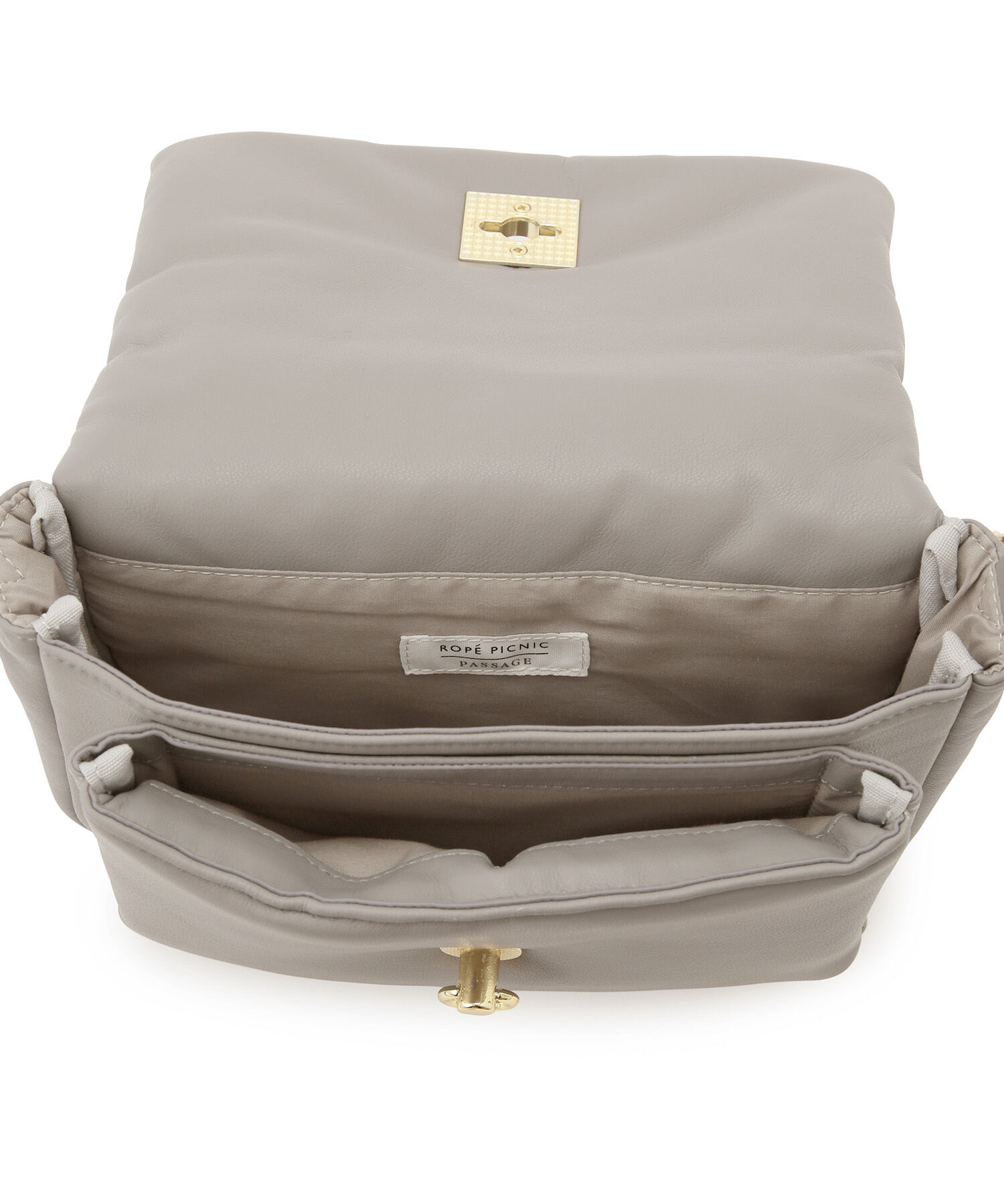 ROPE PICNIC PASSAGE「パディングアシンメトリーチェーンミニショルダーバッグ」|ショルダー・メッセンジャー|