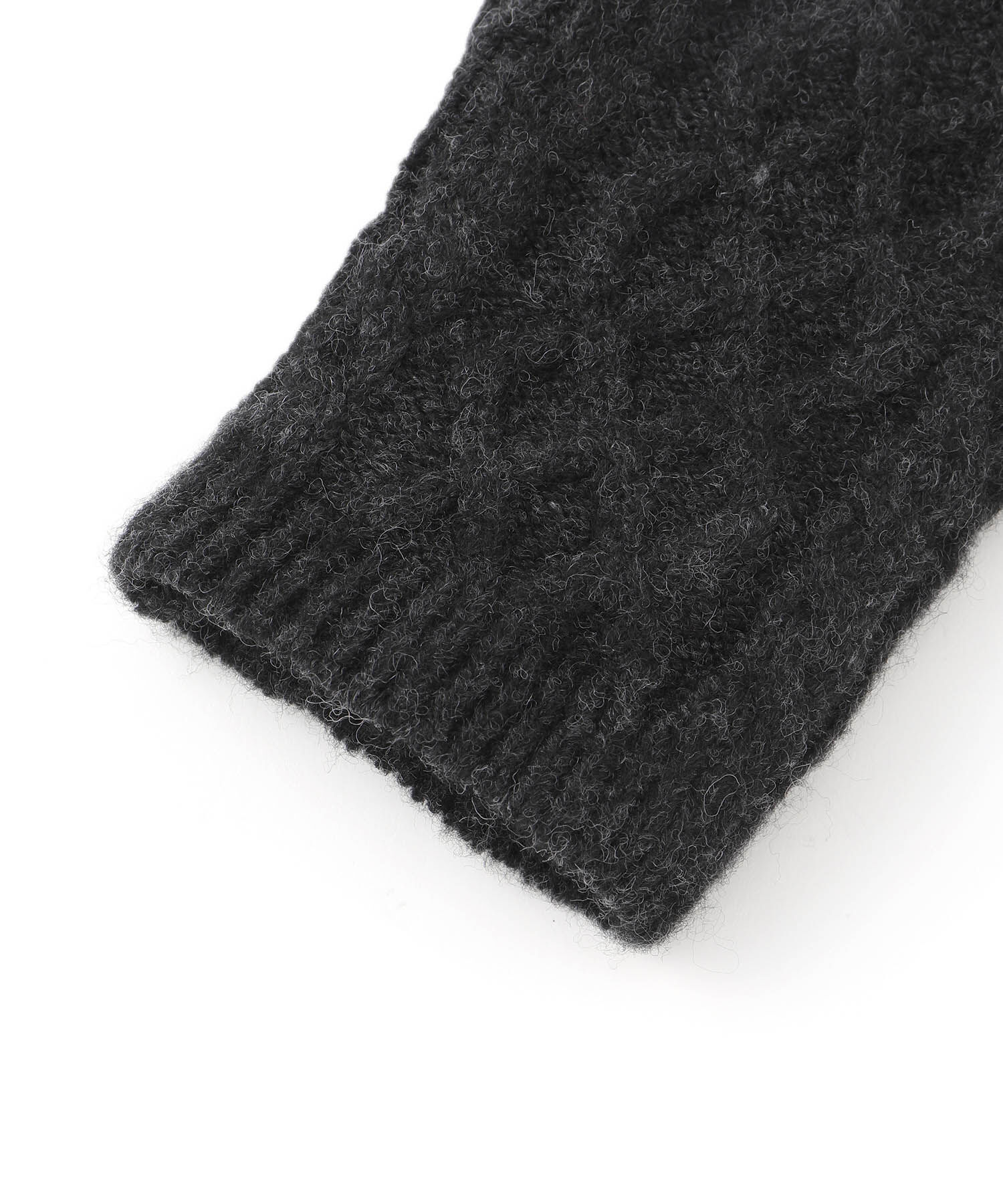 ROPE PICNIC PASSAGE「3WAY/ケーブル編み&times;リブ編みニットグローブ」|手袋|