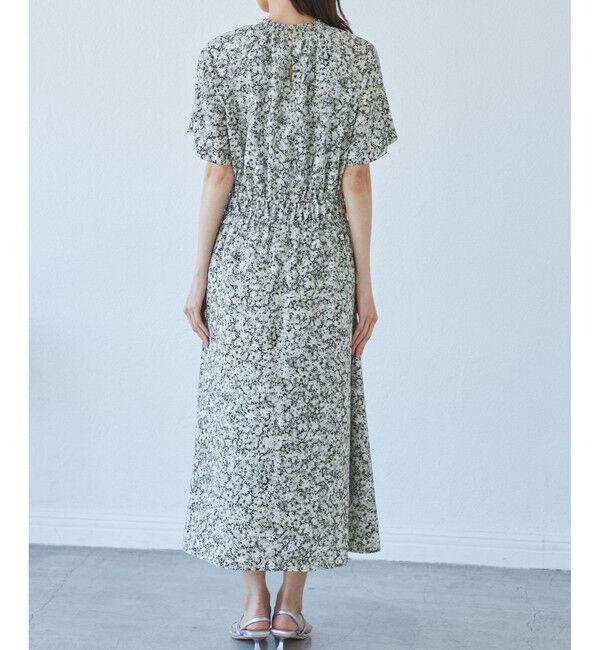 Rope&rsquo;Picnic「【emur/エミュール】マーガレット柄シャーリングワンピース」|ワンピース|