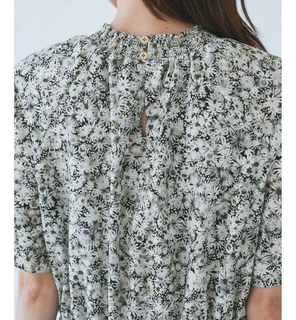 Rope&rsquo;Picnic「【emur/エミュール】マーガレット柄シャーリングワンピース」|ワンピース|