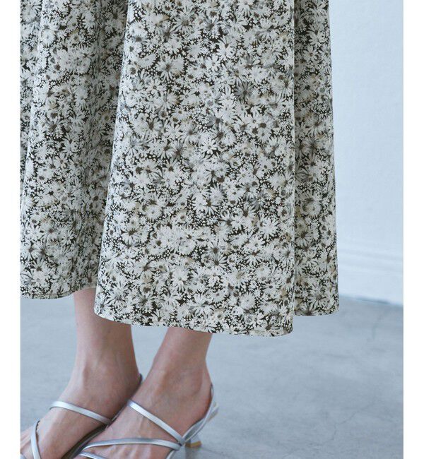 Rope&rsquo;Picnic「【emur/エミュール】マーガレット柄シャーリングワンピース」|ワンピース|