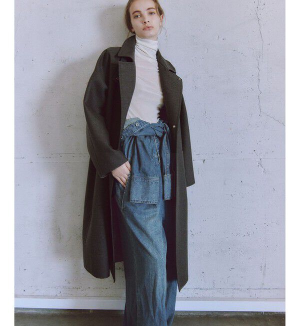 ADAM ET ROPE'「フロッキーチュールタートルネックプルオーバー」|Tシャツ・カットソー|