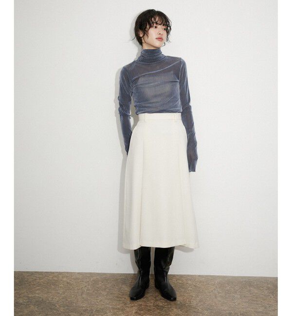 ADAM ET ROPE'「フロッキーチュールタートルネックプルオーバー」|Tシャツ・カットソー|