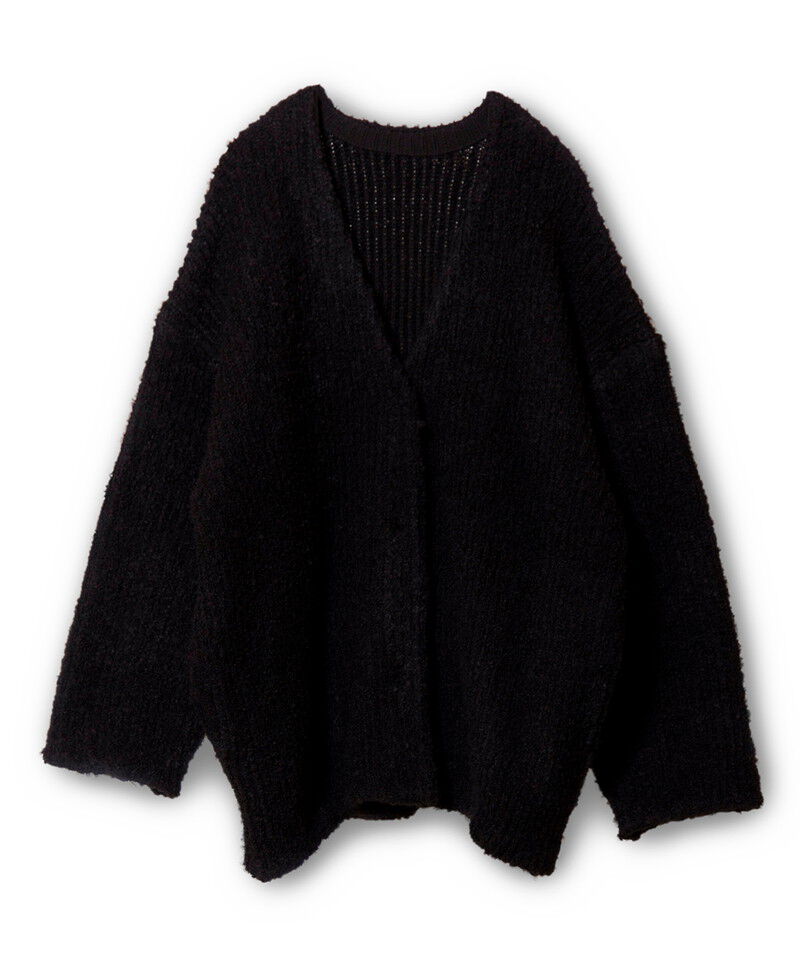  「Vネックコクーンニットカーディガン」|カーディガン|